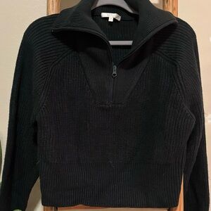 Forest green collared sweater